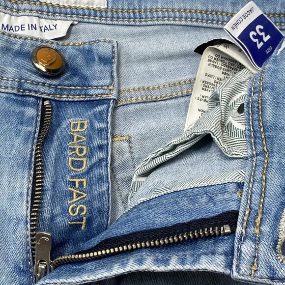 Jacob Cohen Luxury Denim Men’s Bard Fast Jeans Size 33 Blue - Picture 8 of 11